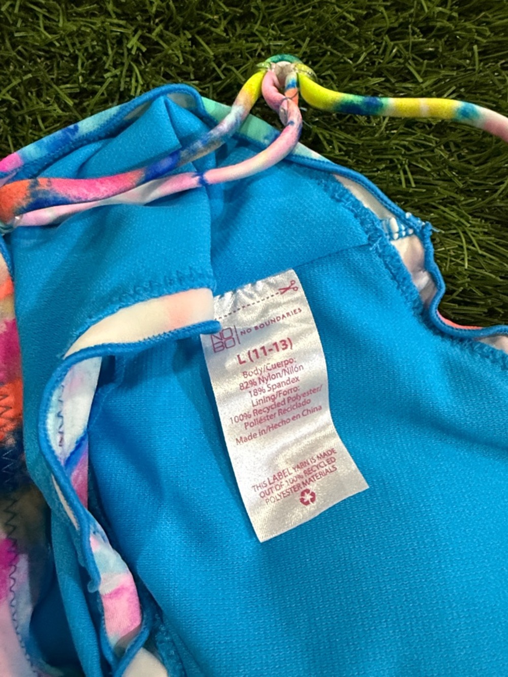 No Boundaries Padded Bikini Swim Top - Picture 3 of 3